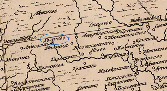 1774 карта московской провинции