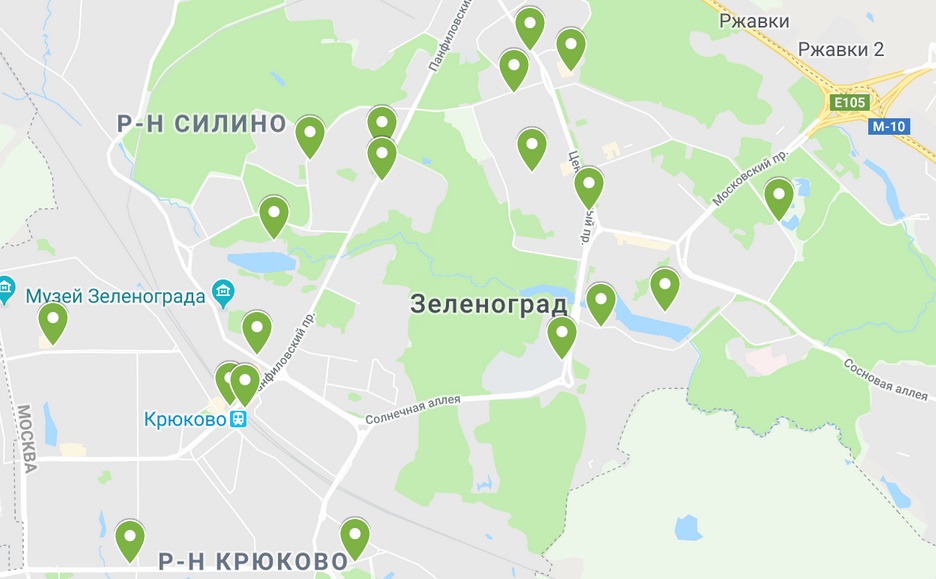 Зеленоград 622 карта