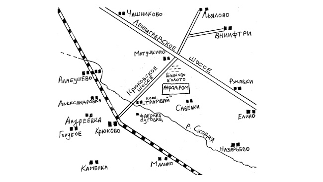 Зеленограда старая карта