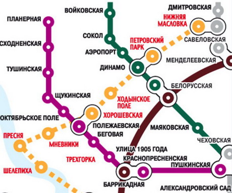 Метро цска на карте метрополитена москвы