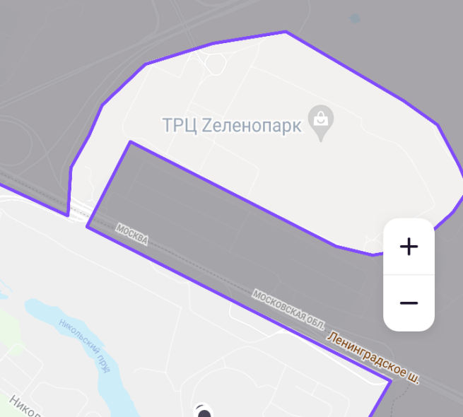 План зеленопарка в зеленограде схема