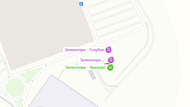 План зеленопарка в зеленограде схема