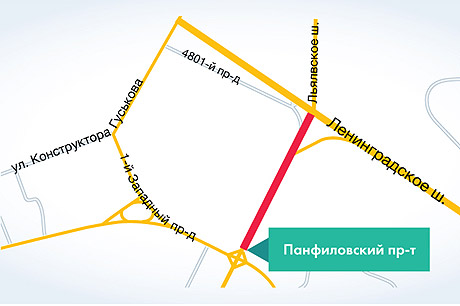 Панфиловский мост донецк карта