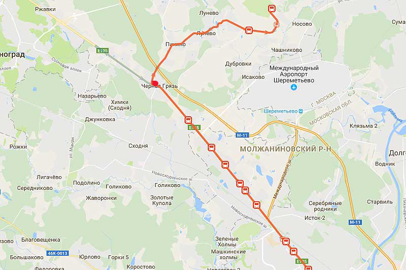 Карта московская область деревня грязь
