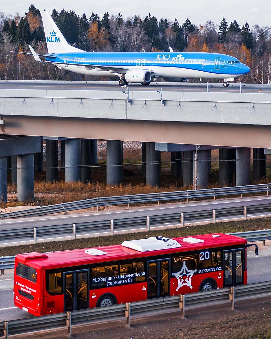 Самолет мост