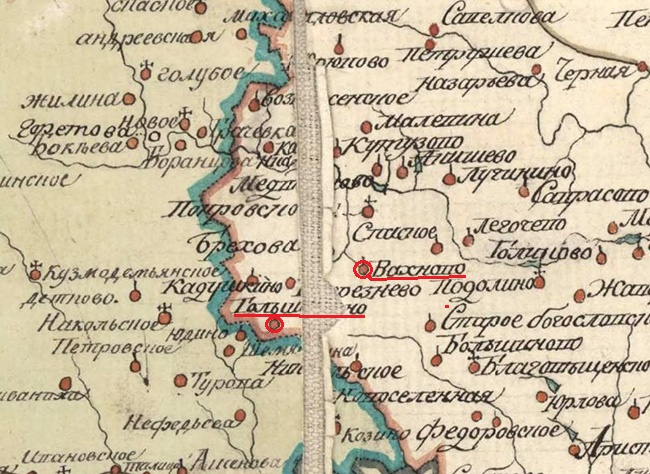 Карта ярмарок московской губернии