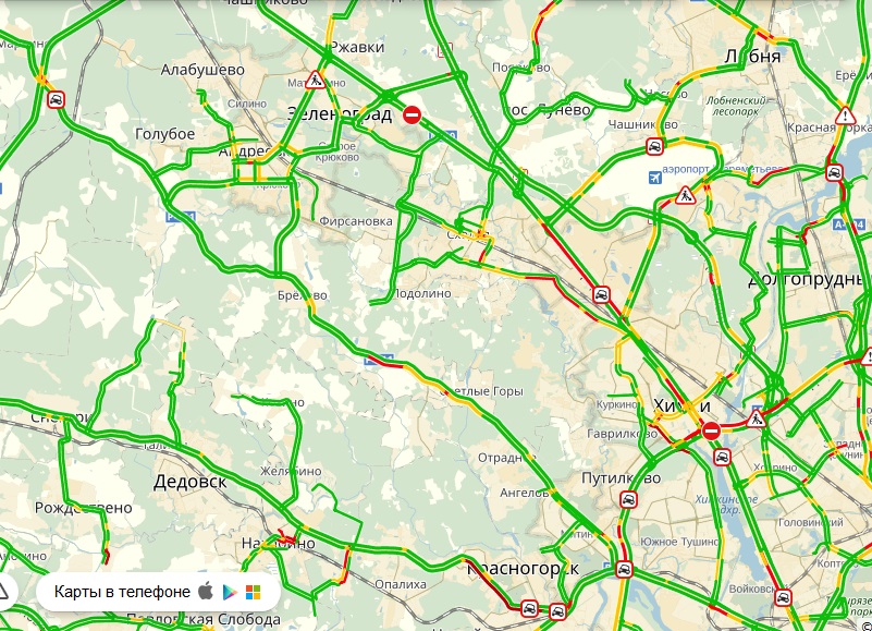 Москва алабушево карта