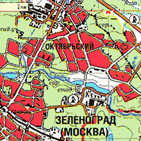 Зеленограда старая карта