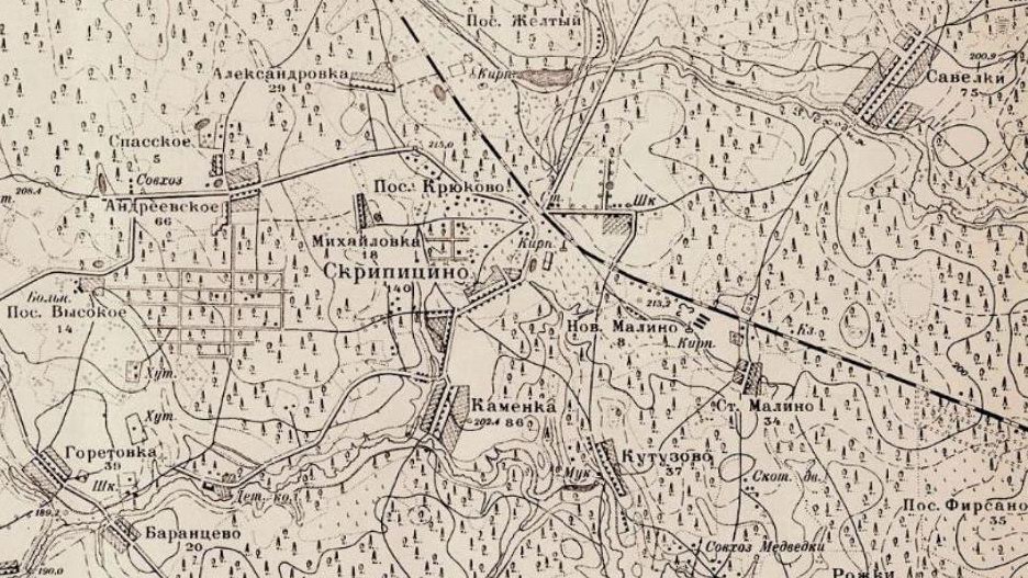 Карта 1931 года
