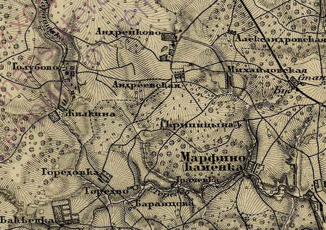 Карта 1860 года европы